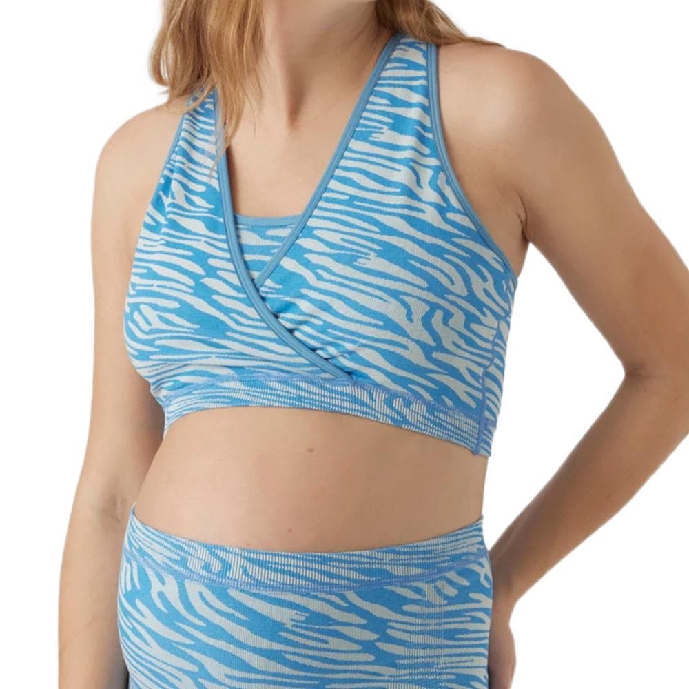 Brassière d'allaitement Bleu/Blanc Femme Mamalicious Nava 1
