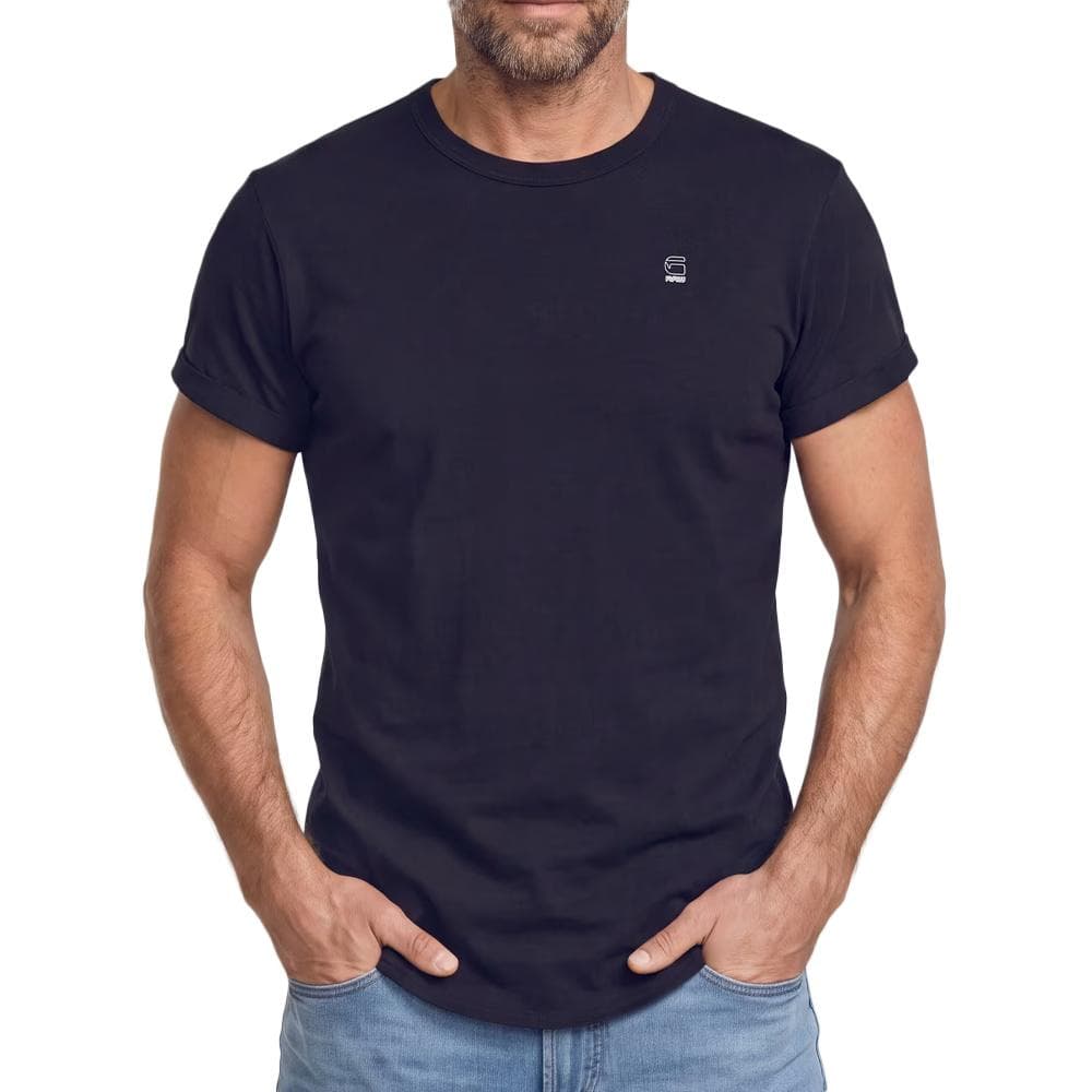 T-Shirt Marine Homme G-Star RAW Logoss0 1