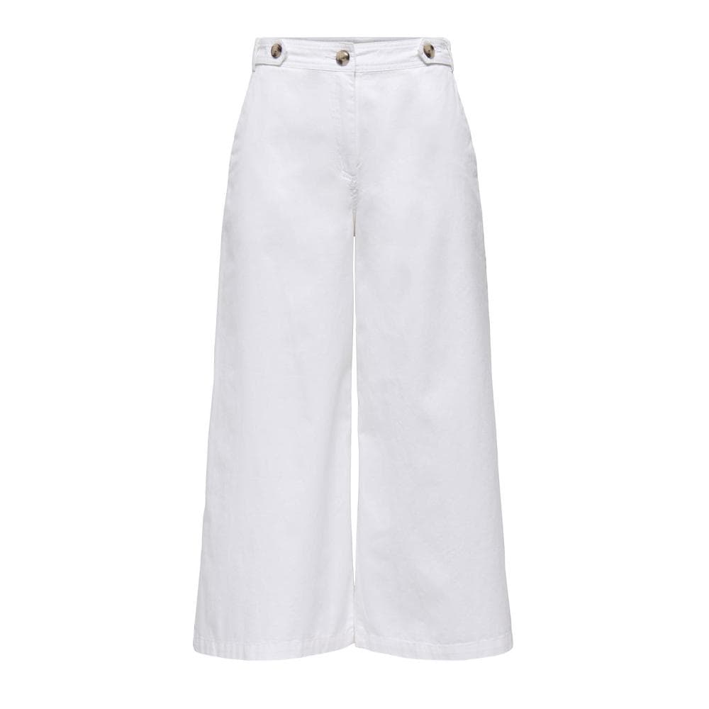 Pantalon fluide Blanc Femme JDY Laura 1