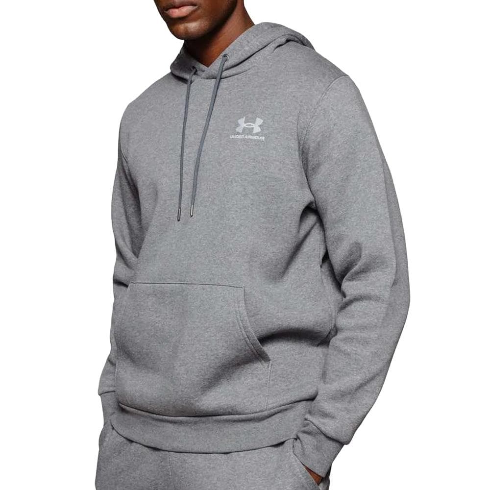 Sweat à Capuche Gris Homme Under Armour Essential Fleece Hoodie 1
