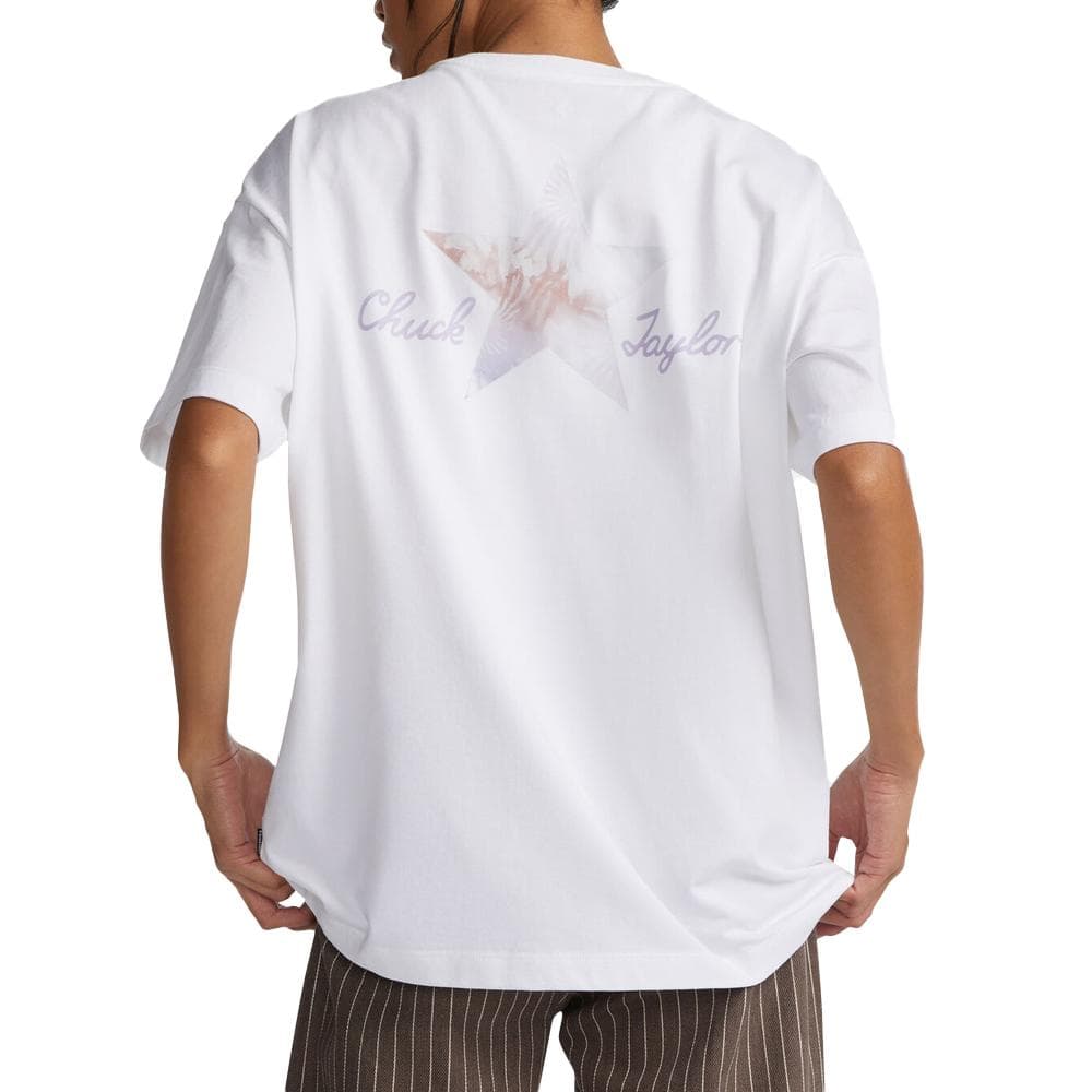 T-shirt Blanc Femme Converse Chuck Taylor Infill 2