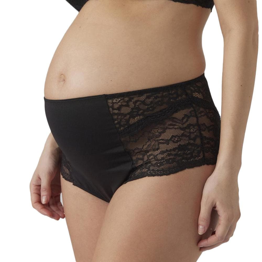 x2 Culottes de Grossesse Violette/Noir Femme Mamalicious Senia 3