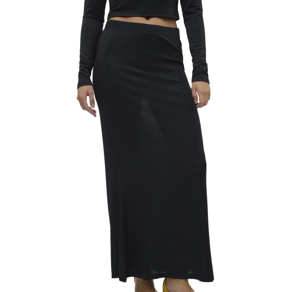 Jupe à Paillettes Noir Femme Vero Moda Kanva Glitter 1