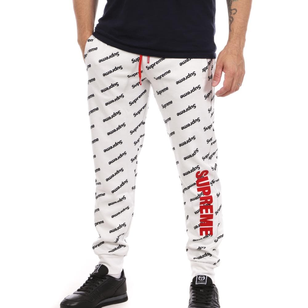 Pantalon de survêtement Blanc Homme Supreme Grip Rewind 1