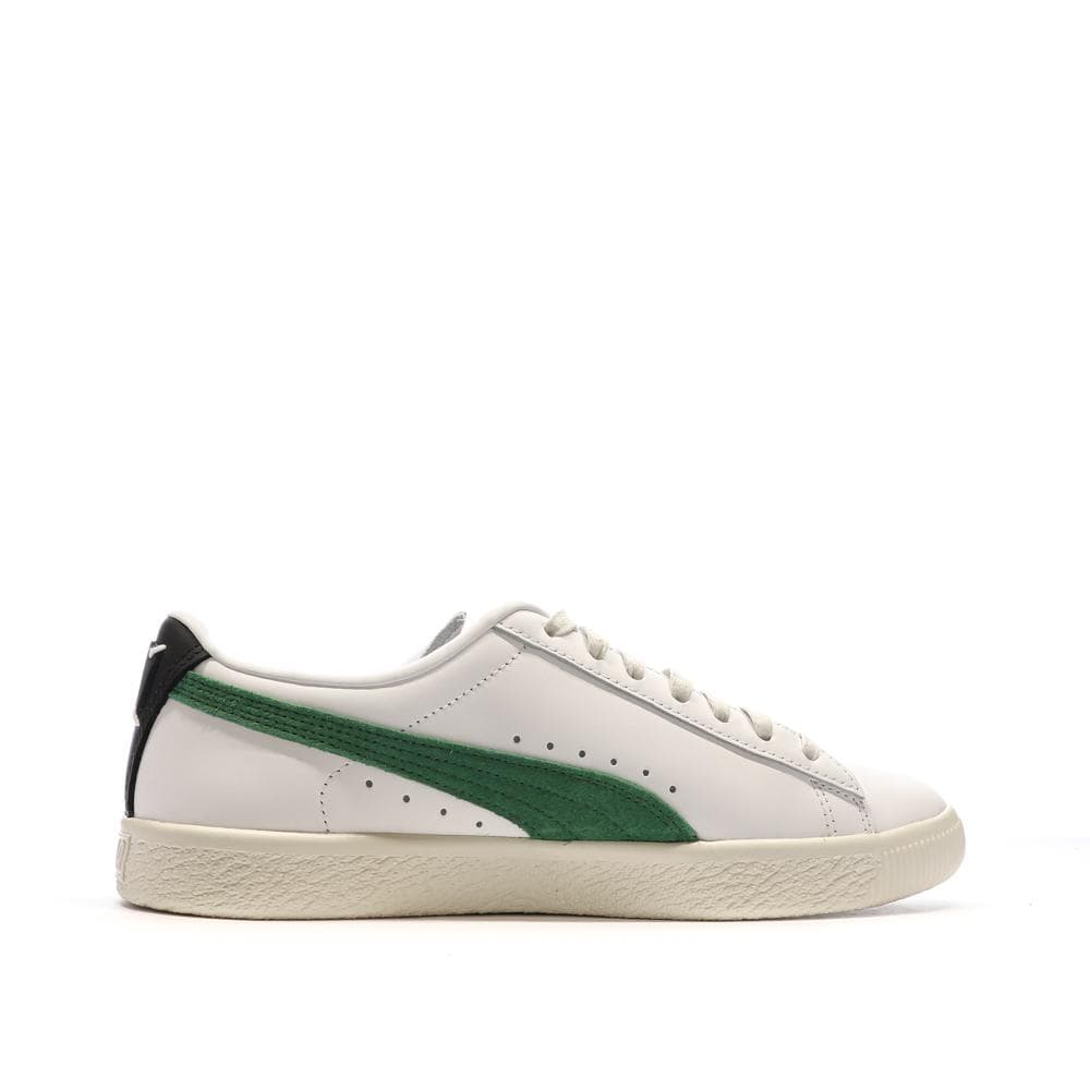 Baskets Blanches/Vertes Homme Puma Clyde Base 2