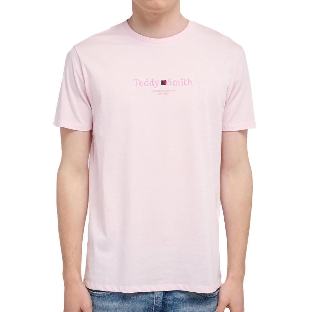 T-shirt Rose Homme Teddy Smith 11017024D0 1