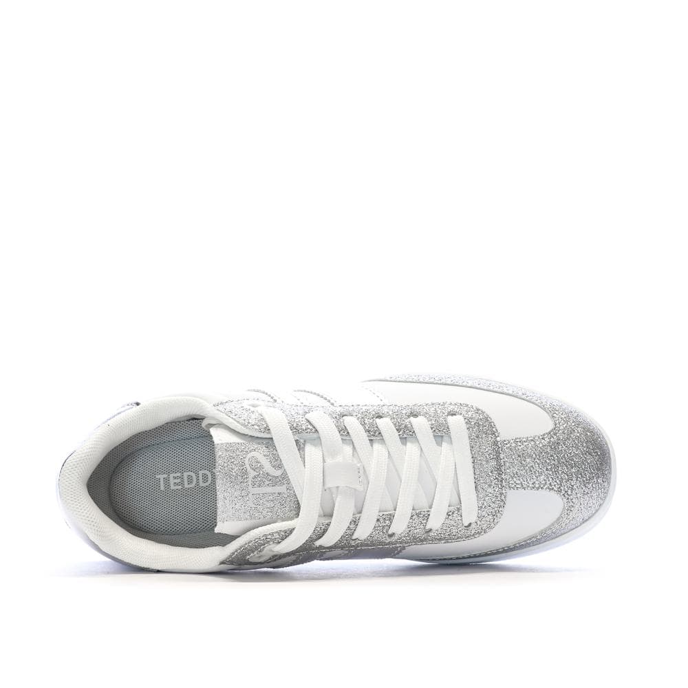 Baskets Blanches/Silver Femme Teddy Smith Plata 4