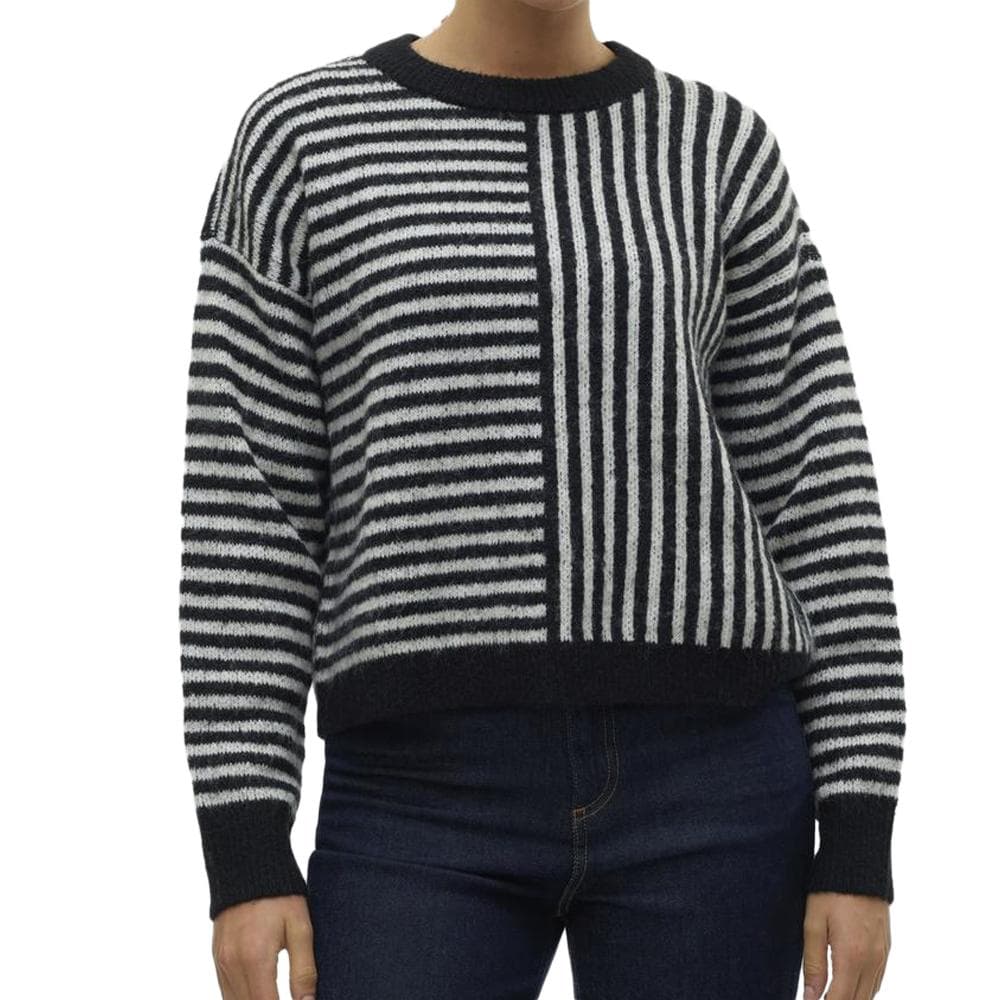 Pull Beige/Noir Femme Vero Moda Ranus 1