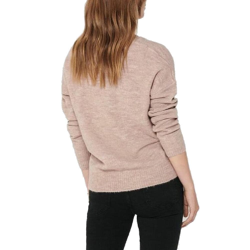 Pull rose femme Jacqueline de Yong Elanora L/S V-Neck 2