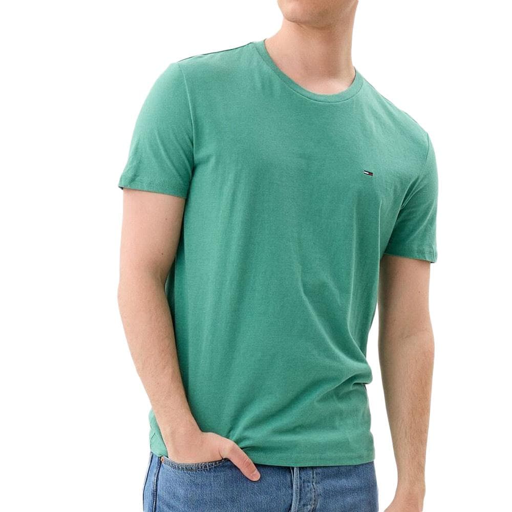 T-shirt Vert Homme Tommy Hilfiger Tjm X Slim Jaspes 1 1