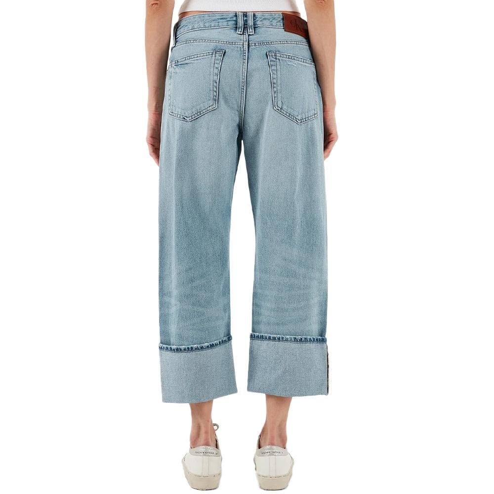 Jean Loose Bleu Femme Calvin Klein Jeans Relaxed 2
