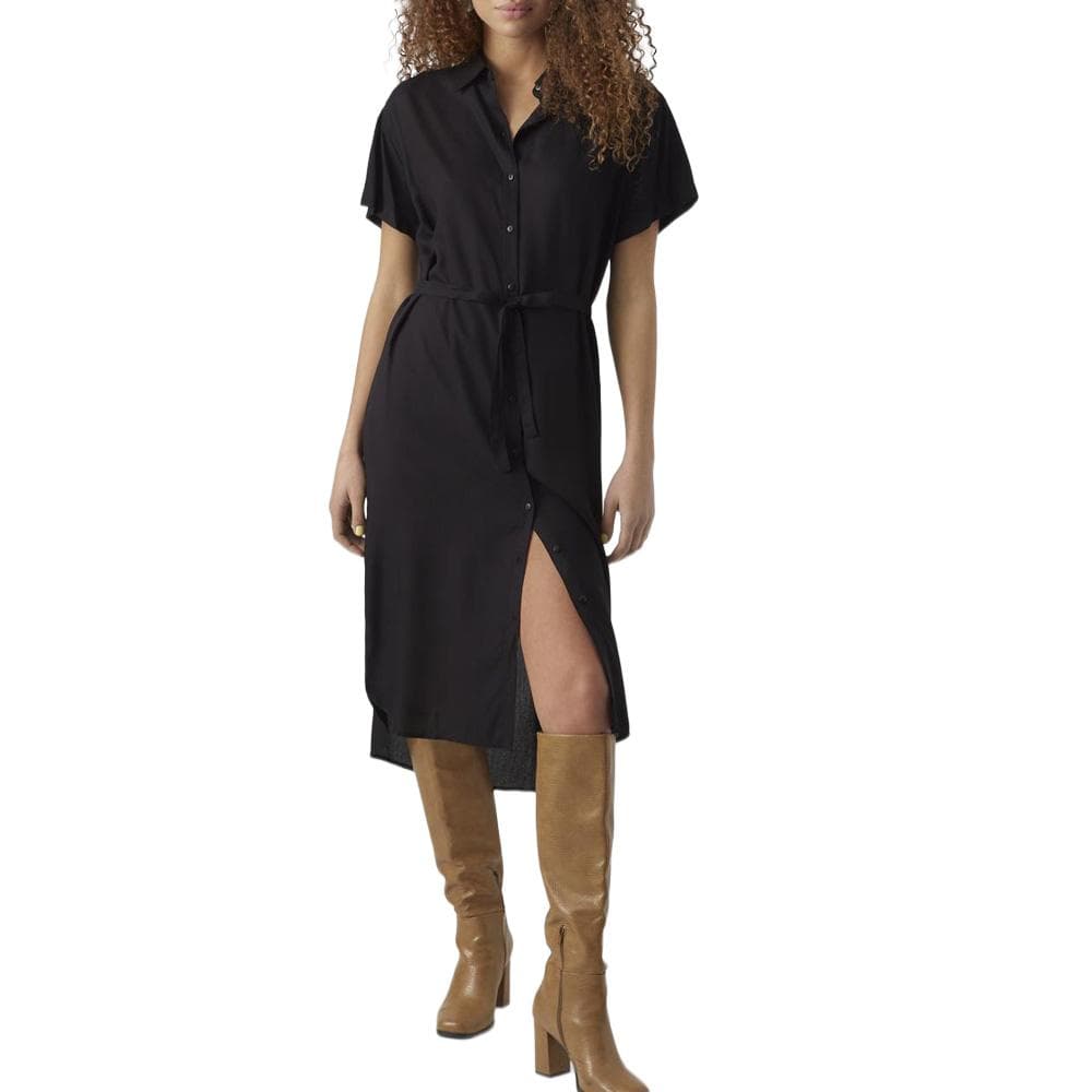 Robe Noire Femme Vero Moda Bumpy 1