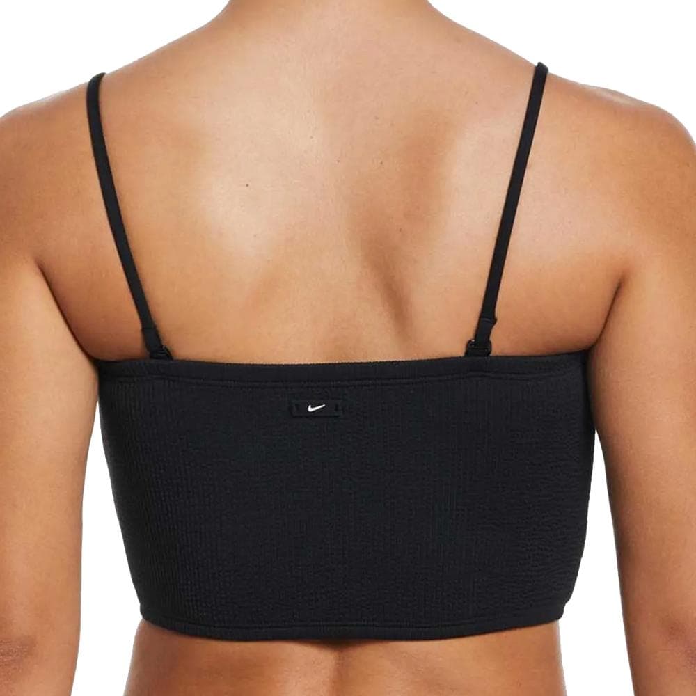 Haut de maillot de bain Noir Femme Nike Bandeau Midkini 2