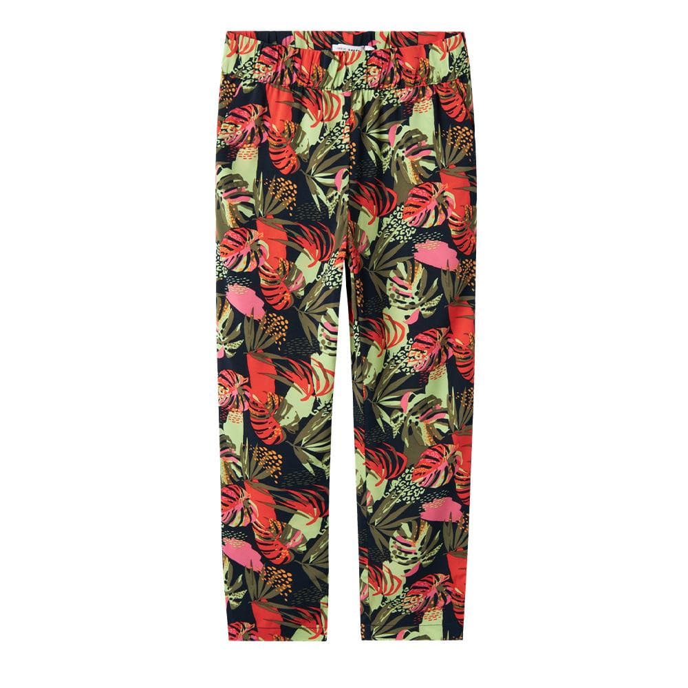 Pantalon Noir/Rouge à Imprimés Fille Name it Vinaya 1