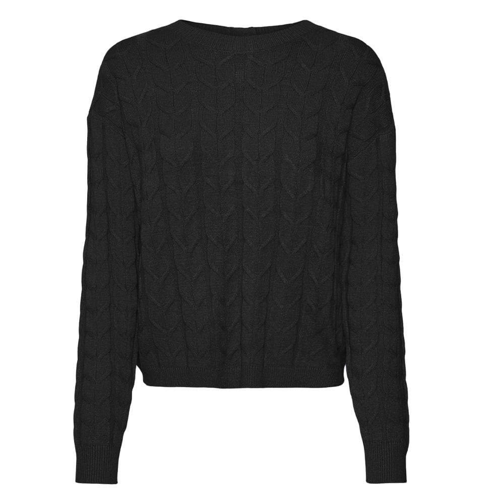 Pull Noir Femme Vero Moda Tilda 1