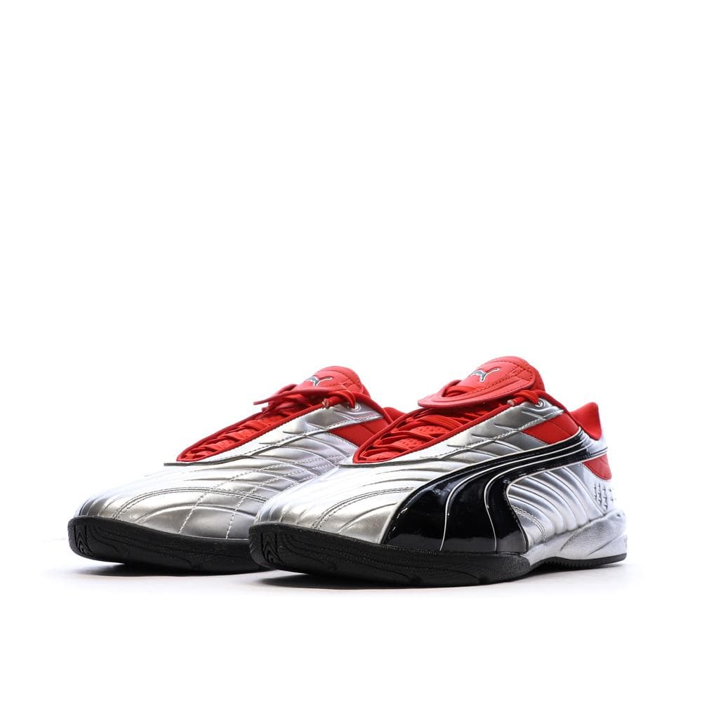 Baskets Noires/Rouges/Argent Homme Puma Goalgetter 6