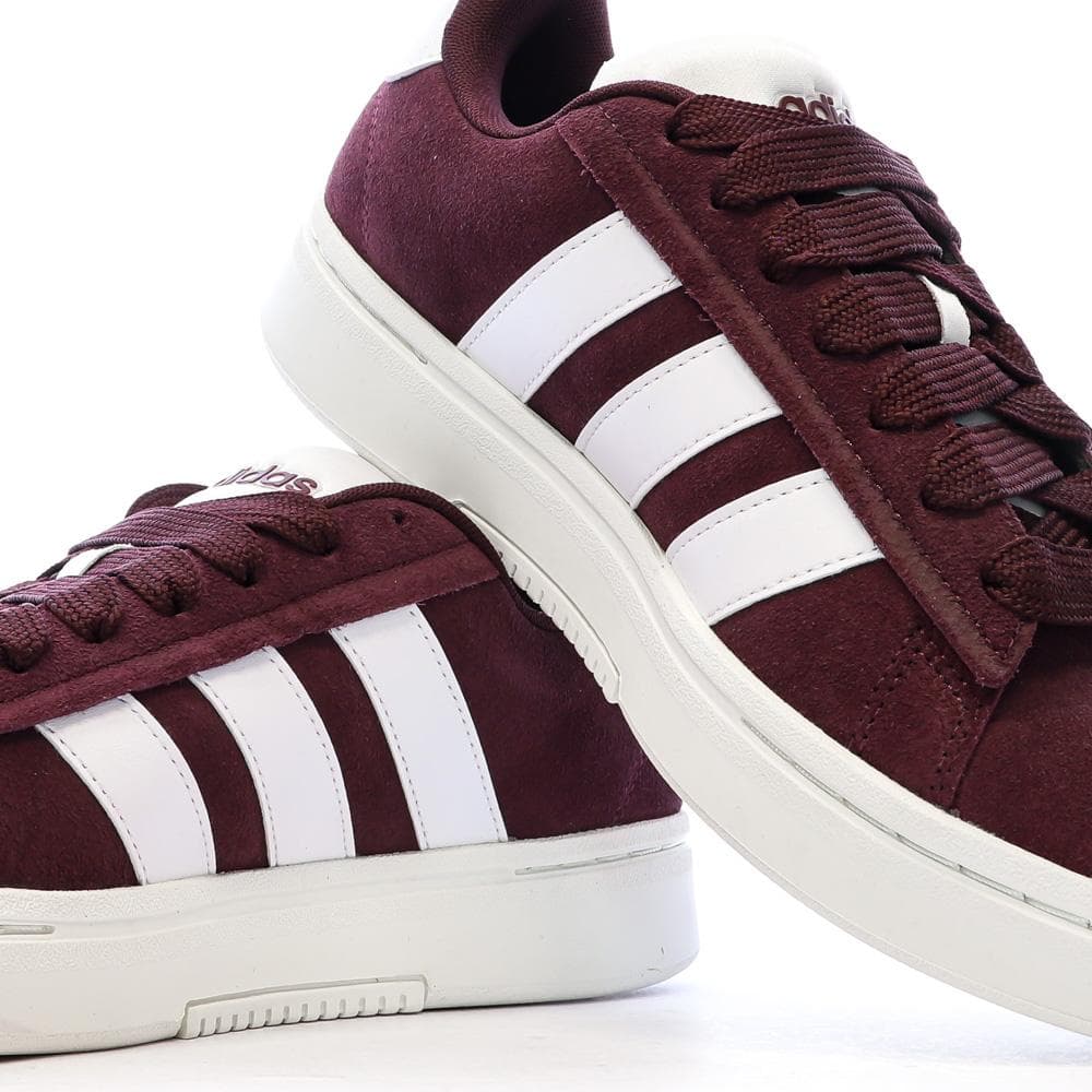 Baskets Bordeaux Homme Adidas Grand Court Alpha 00s 7