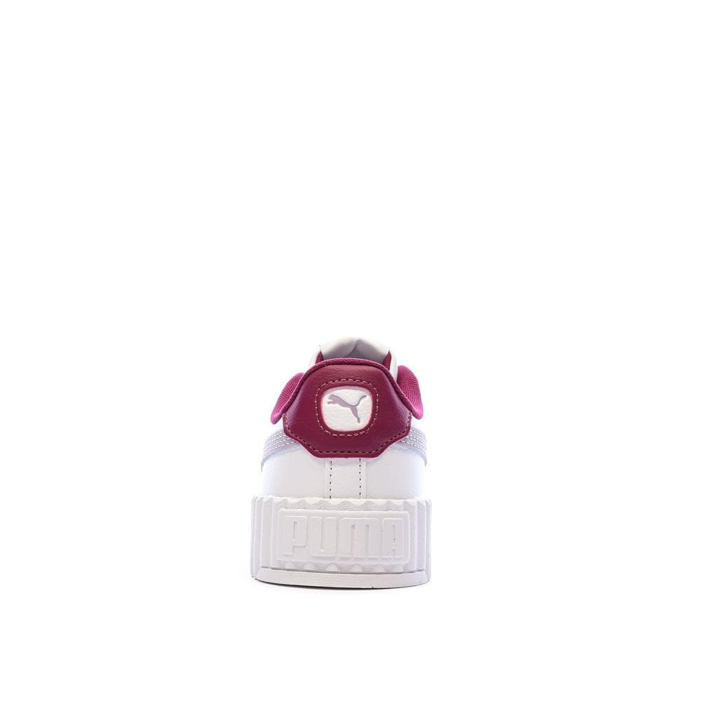 Baskets Blanches/Grises Fille Puma Carina 3.0 3
