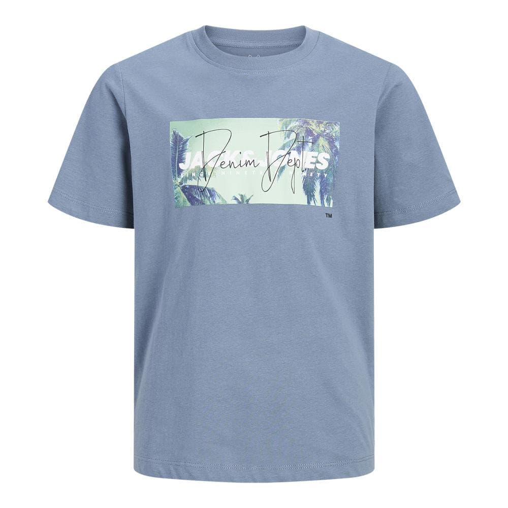 T-Shirt Bleu Garçon Jack & Jones Indiana 1