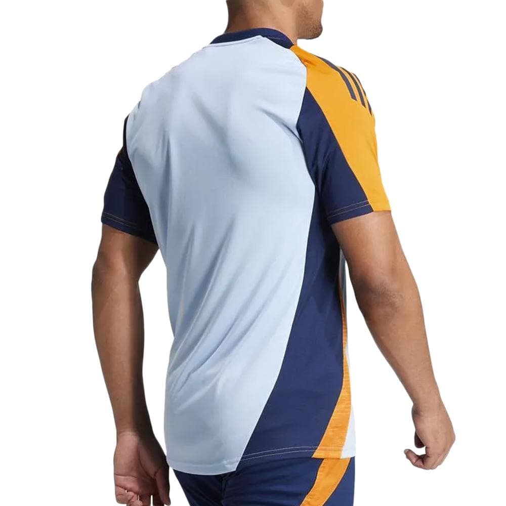 Real Madrid Maillot Training Bleu/Orange Homme Adidas 24/25 2