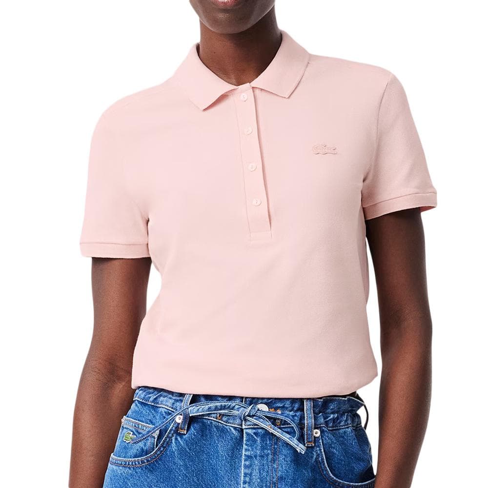 Polo Rose Clair Femme Lacoste PF5462-031 1