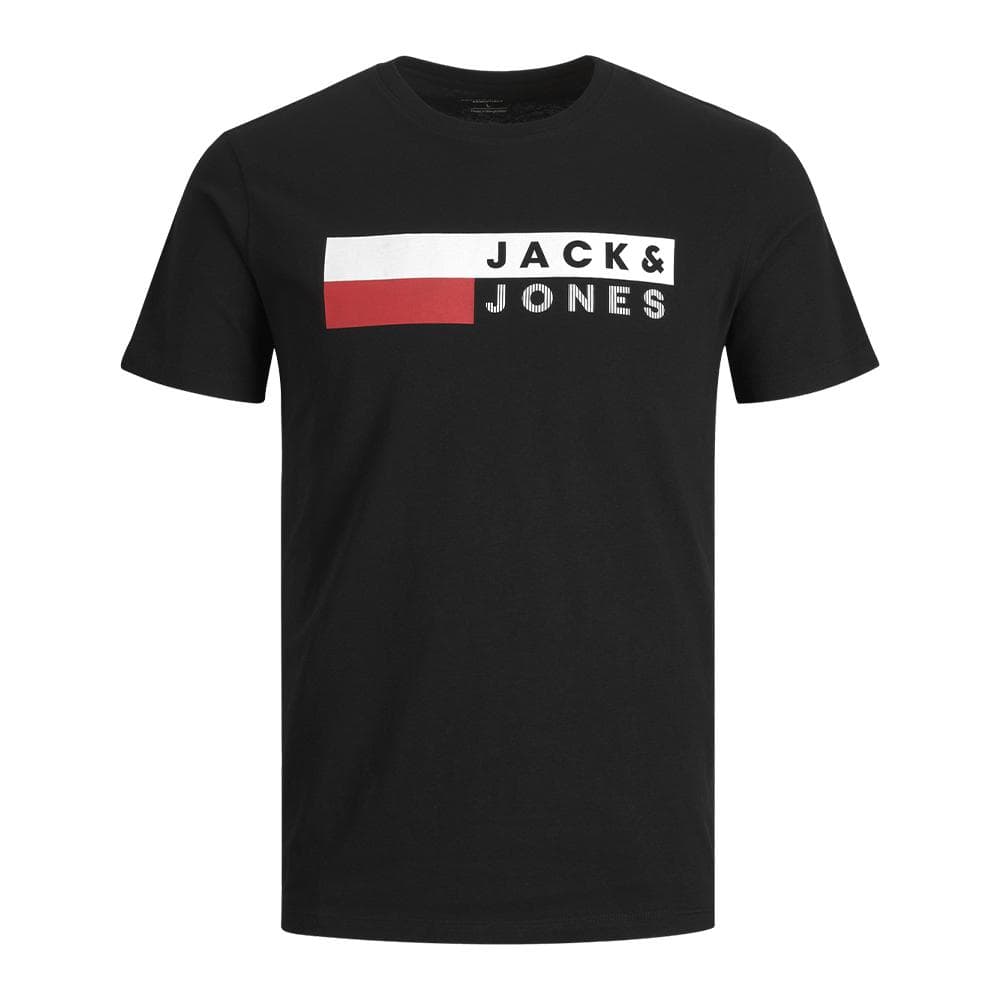 T-shirt Noir Homme Jack & Jones Play 1