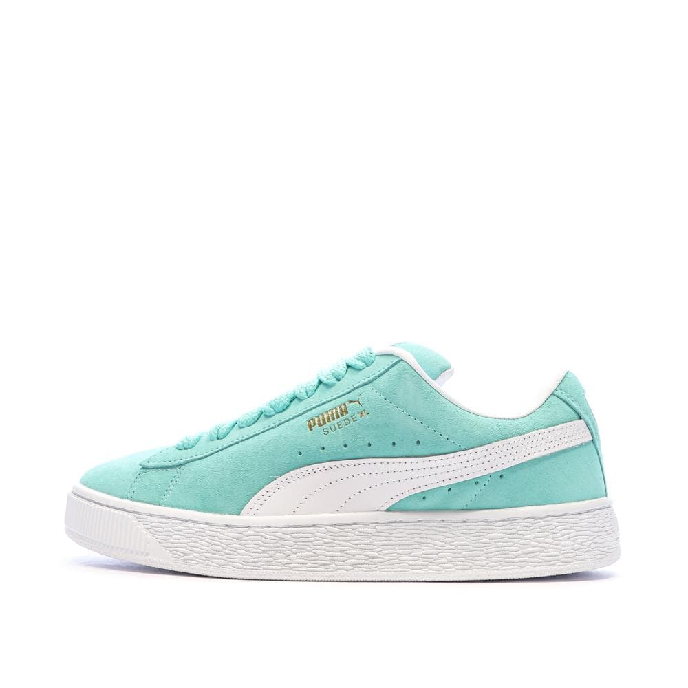 Baskets Turquoise/Blanc Homme Puma Suede XL 1