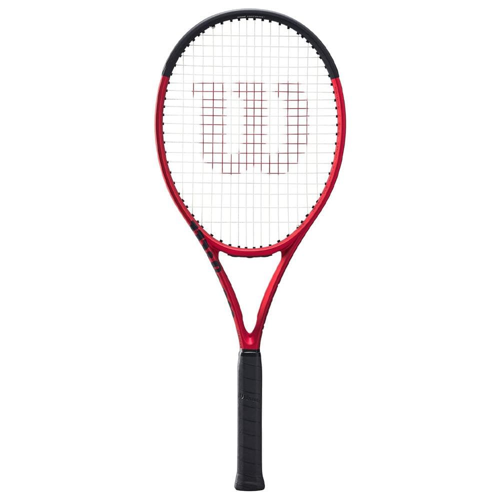 Raquette de tennis Noires/Rouges Mixte Wilson Clash 100 - Taille 1