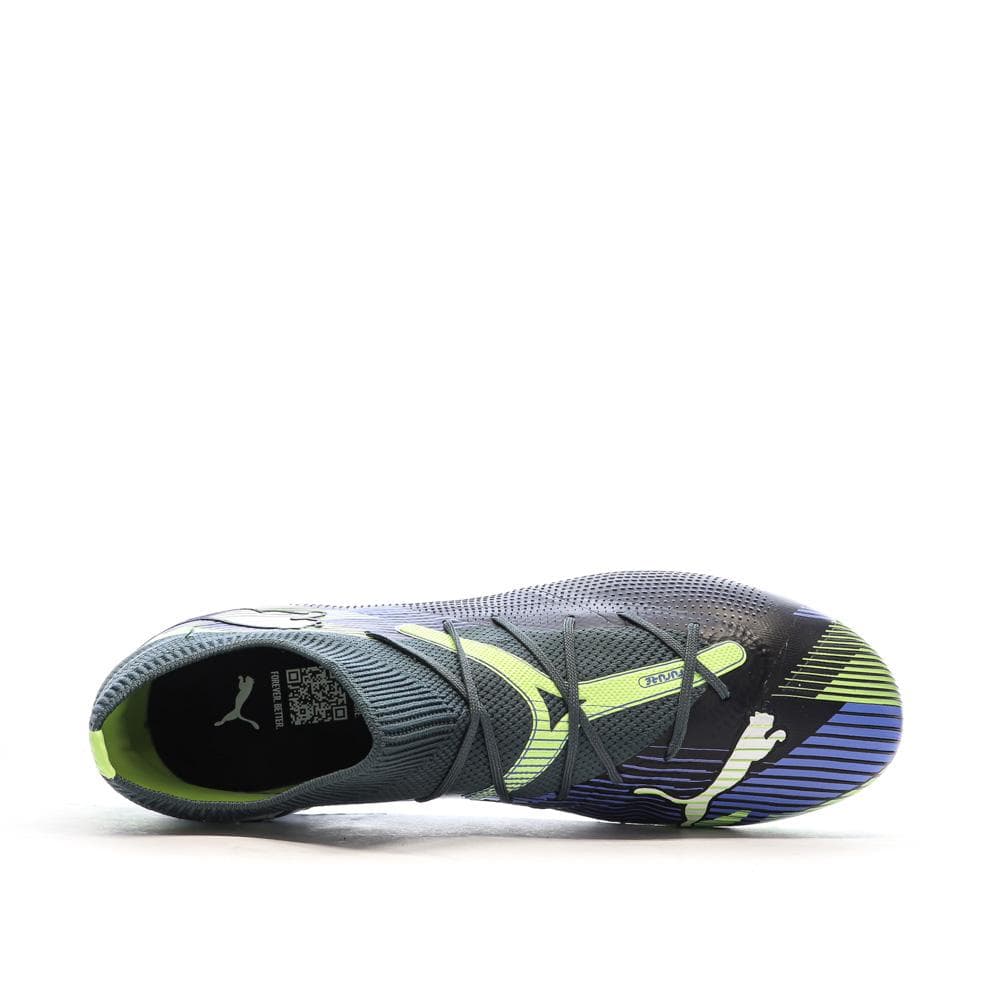 Chaussures de football Noir/Vert Homme Puma Future 7 Match MxSG 4