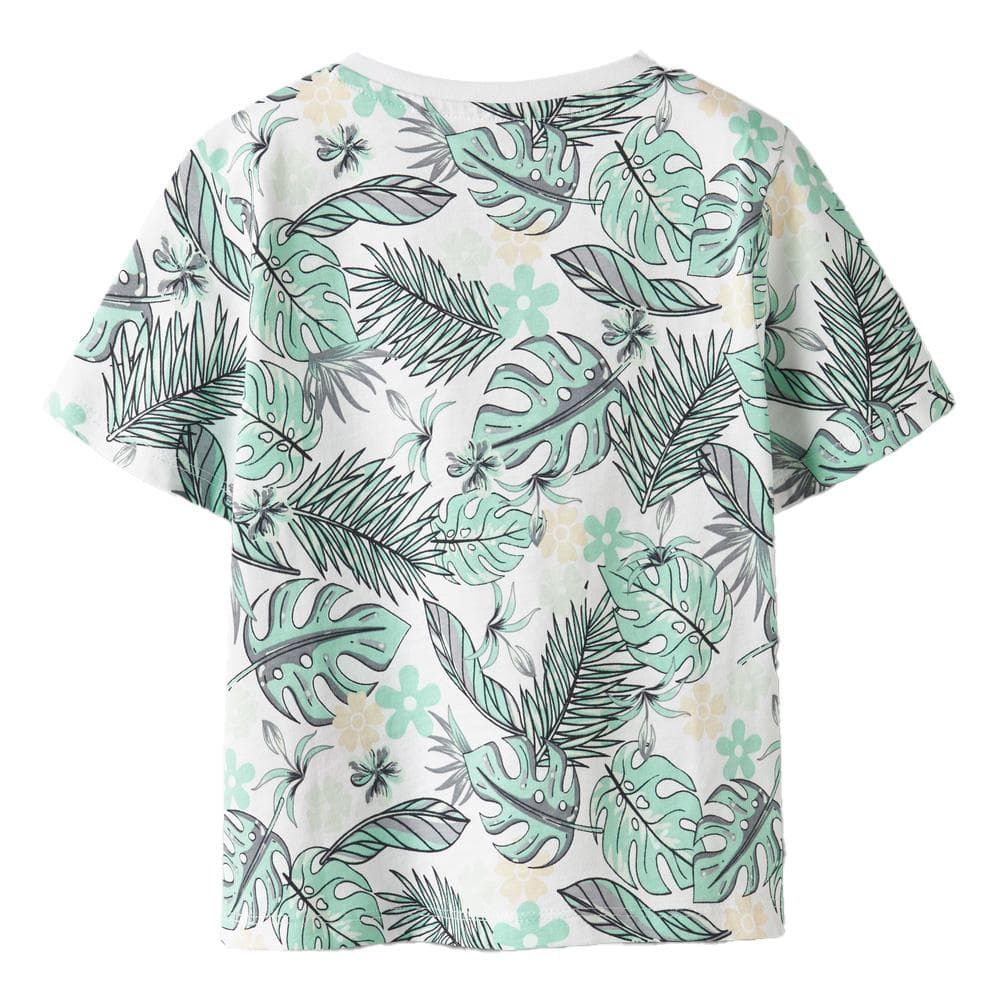 T-Shirt Blanc/Vert Garçon Name it Valmas 2