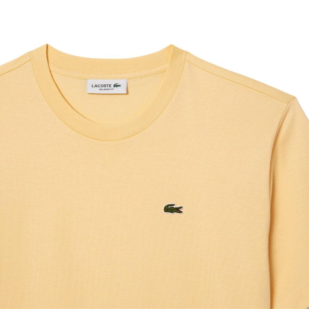 T-shirt Jaune Femme Lacoste TF7215 2