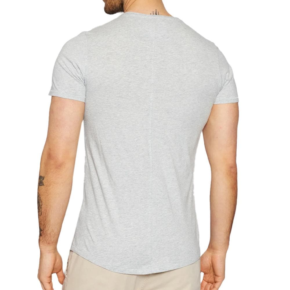 T-shirt Gris Homme Tommy Jeans Slim Jaspe 2