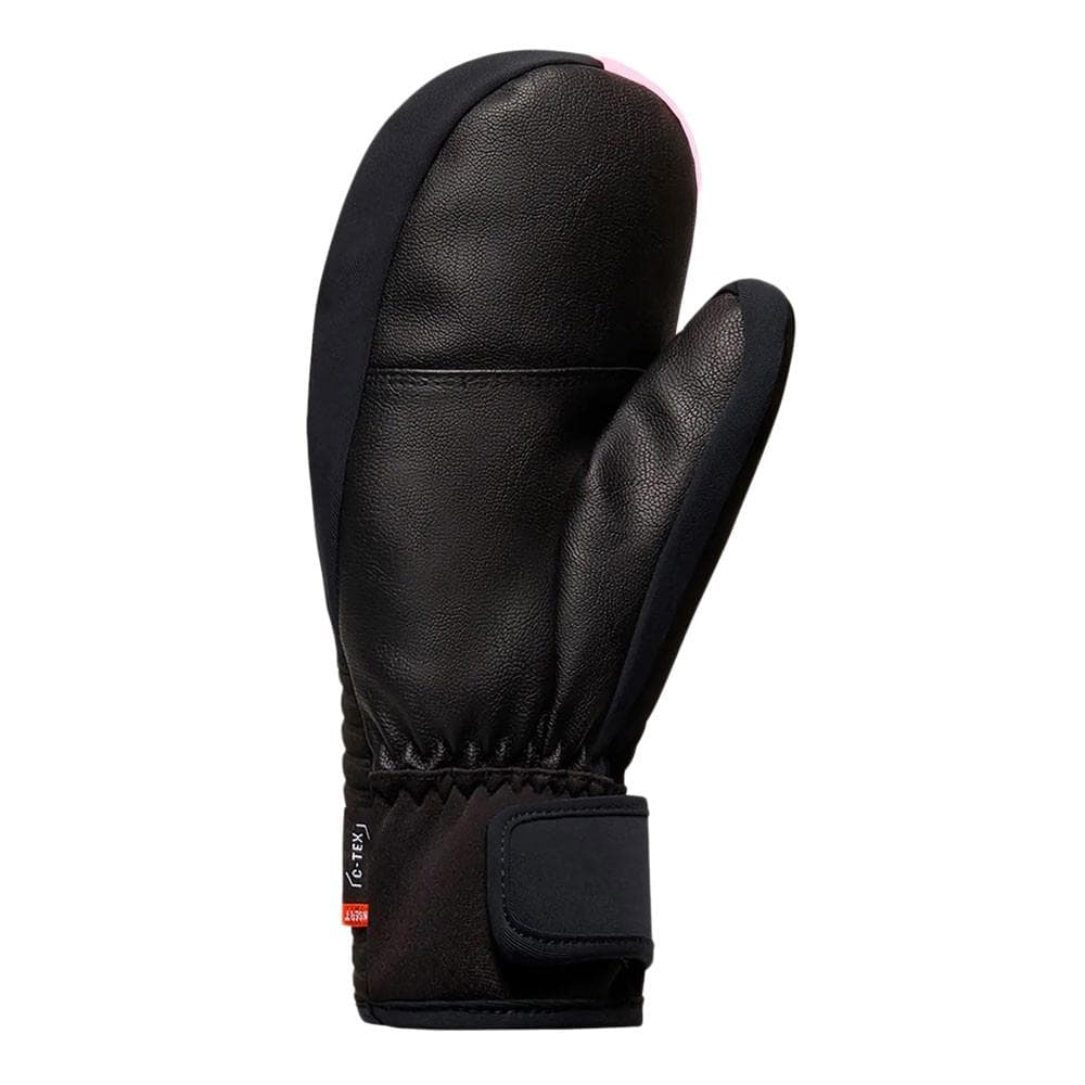Moufles de Ski Noir/Rose Femme Cairn Elena In Powder Pink 2