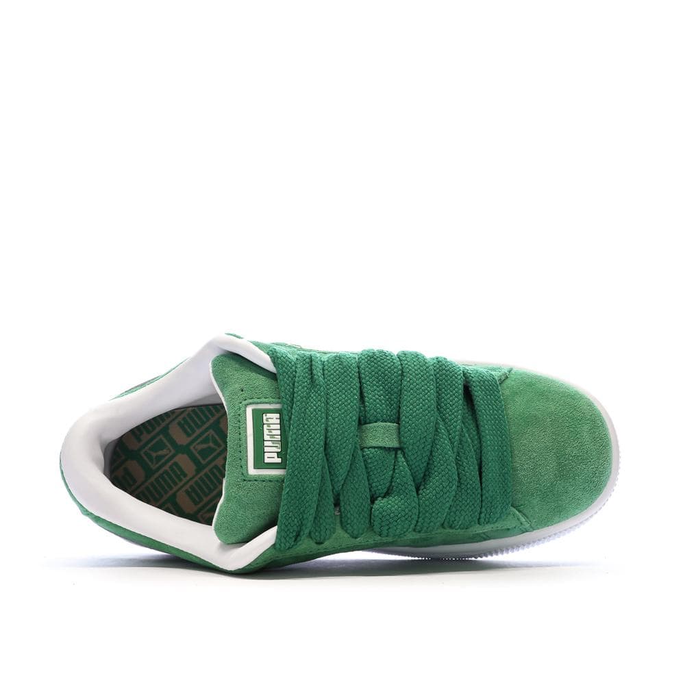 Baskets Verte Femme Puma Suede XL 4