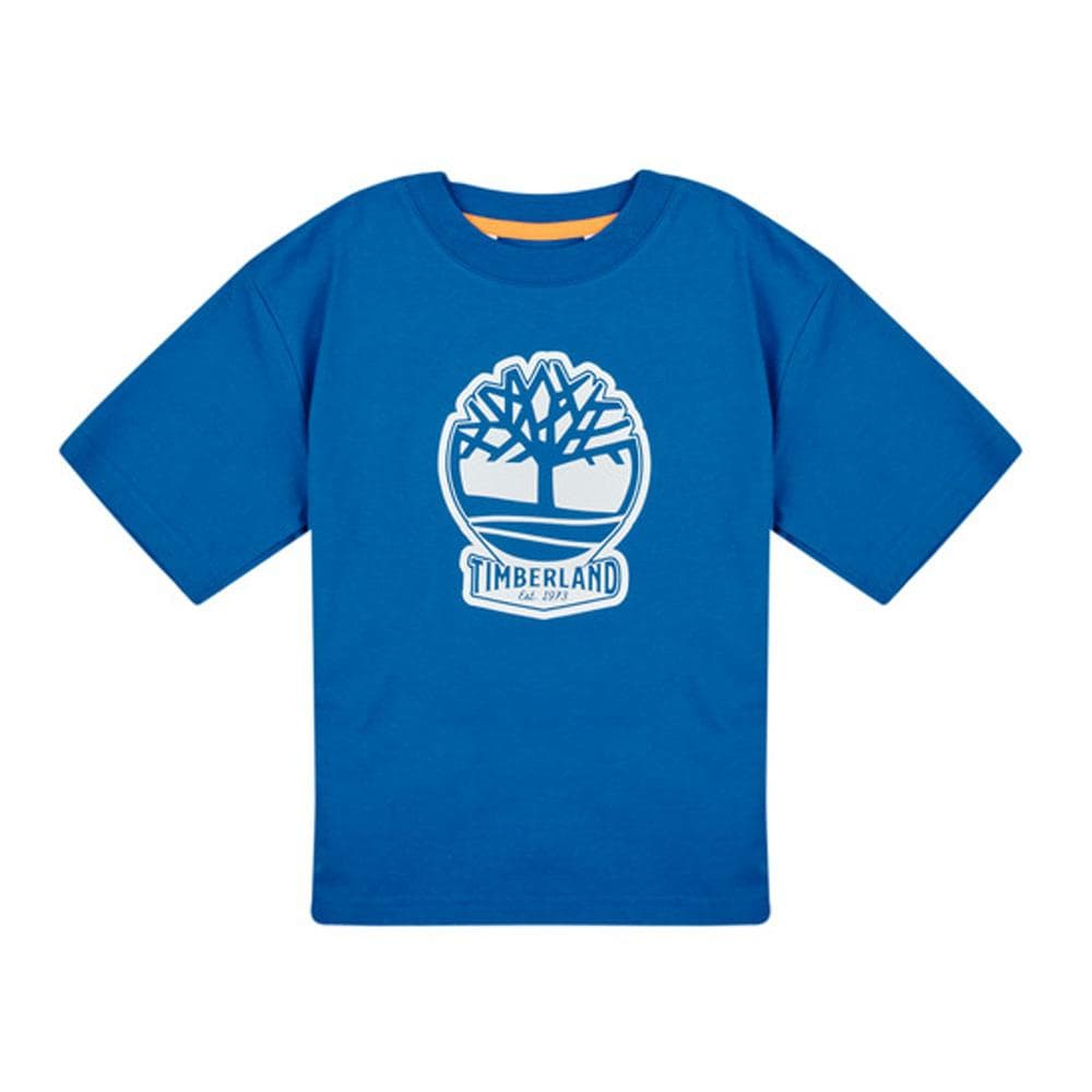 T-Shirt Bleu Garçon Timberland T60422 1