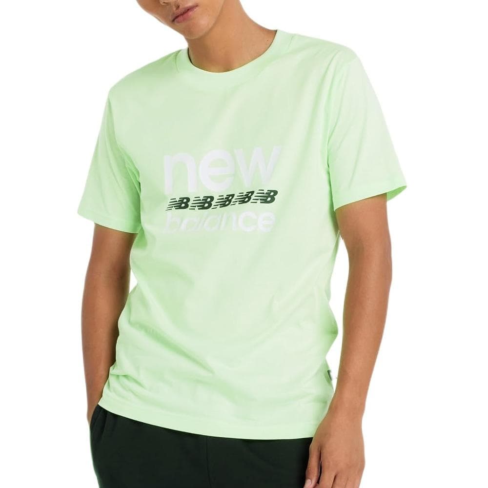 T-Shirt Vert Homme New Balance Sport Essentialses 1