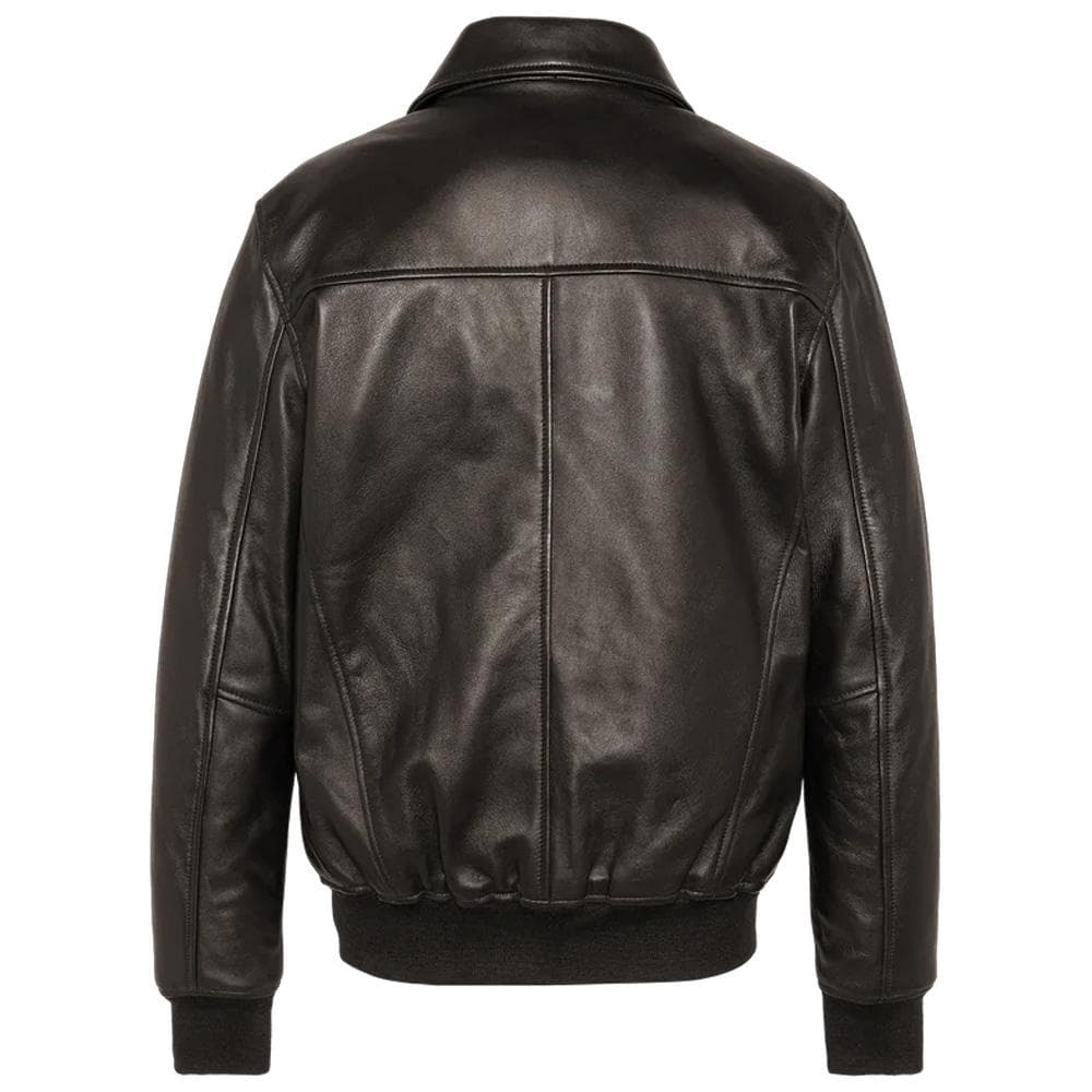 Blouson Cuir Marron Homme Schott LCDETROIT 2