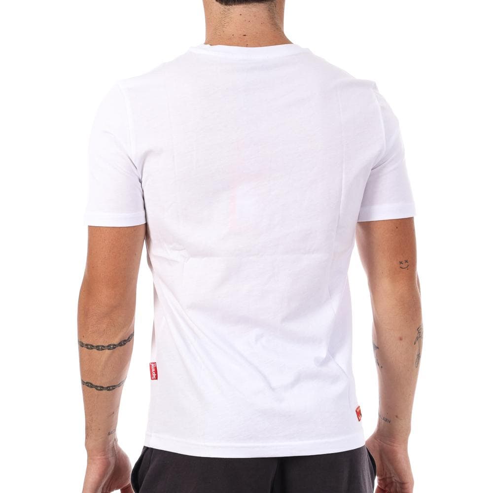 T-shirt Blanc/Argent Homme Supreme Grip Kean 2