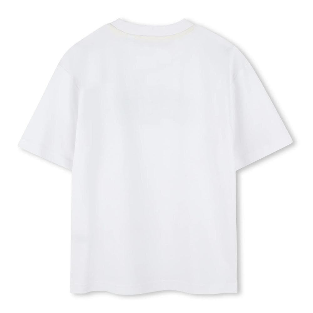 T-Shirt Blanc Garçon Timberland T60430 2