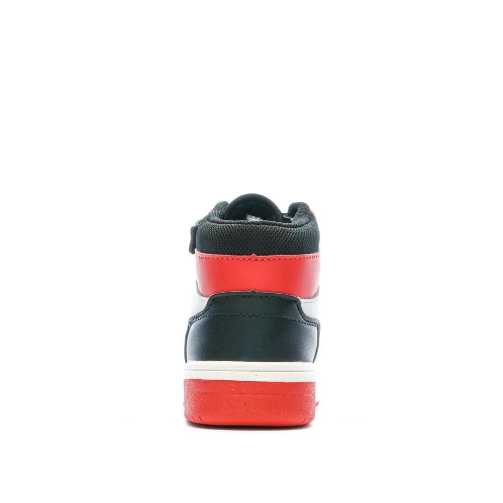 Baskets Noires/Rouges/Blanches Garçon Rouge Umbro Olly Vlc 3