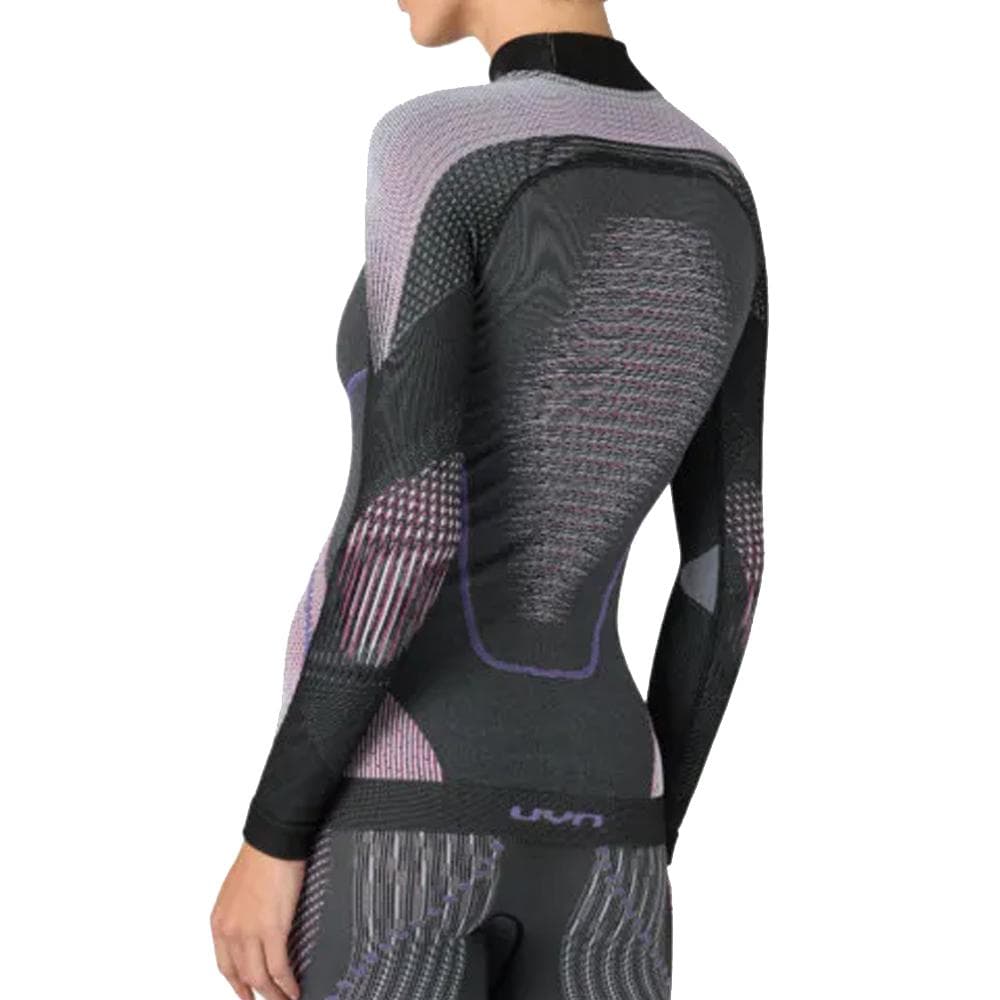 Haut Thermique Noir/Rose Femme UYN Evolutyon 2