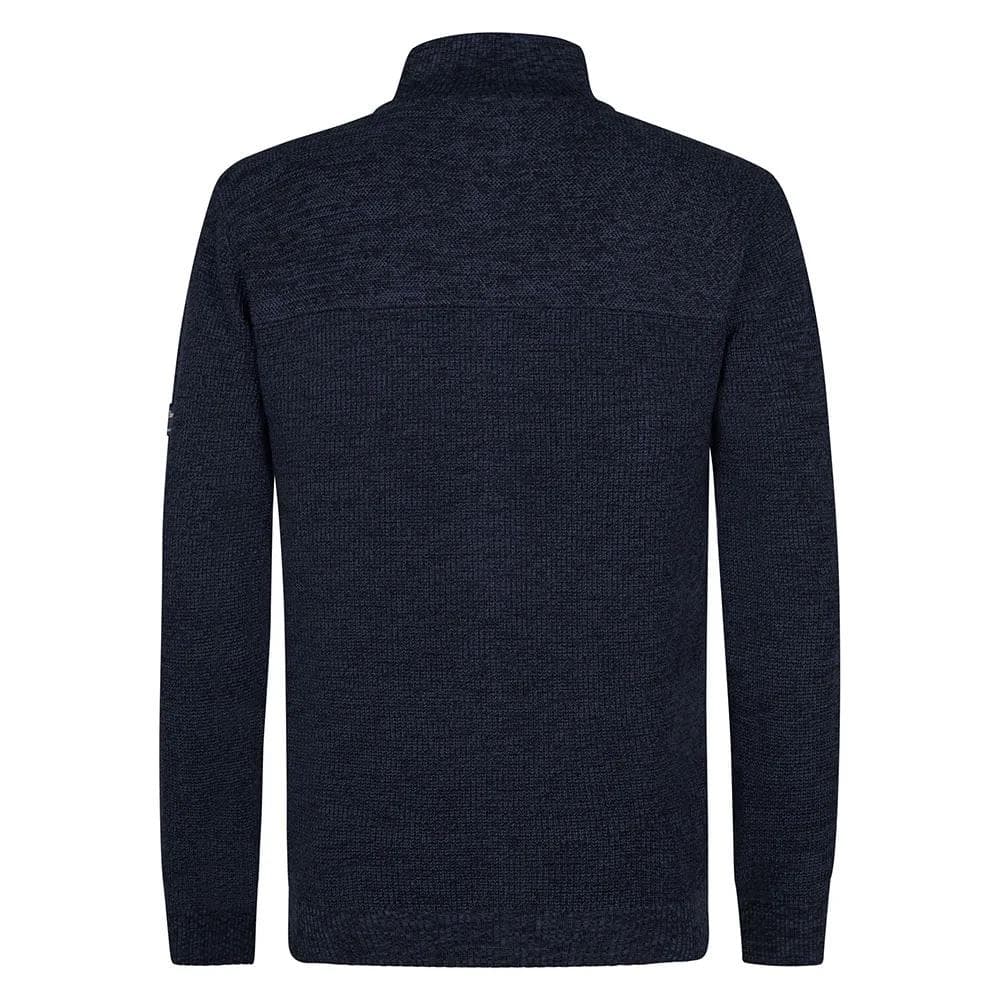 Sweat Zippé Marine Homme Petrol Industries Collar 2