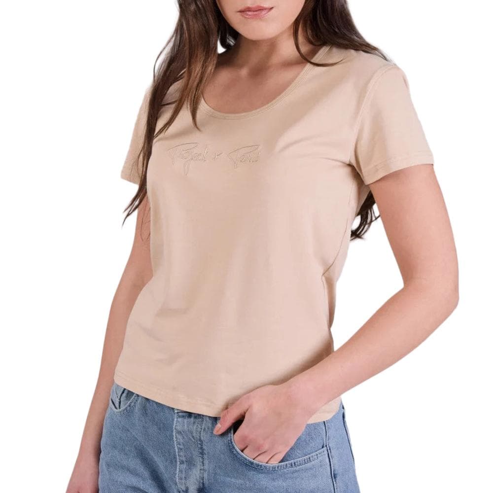 T-shirt Beige Femme Project X Paris F221114 1