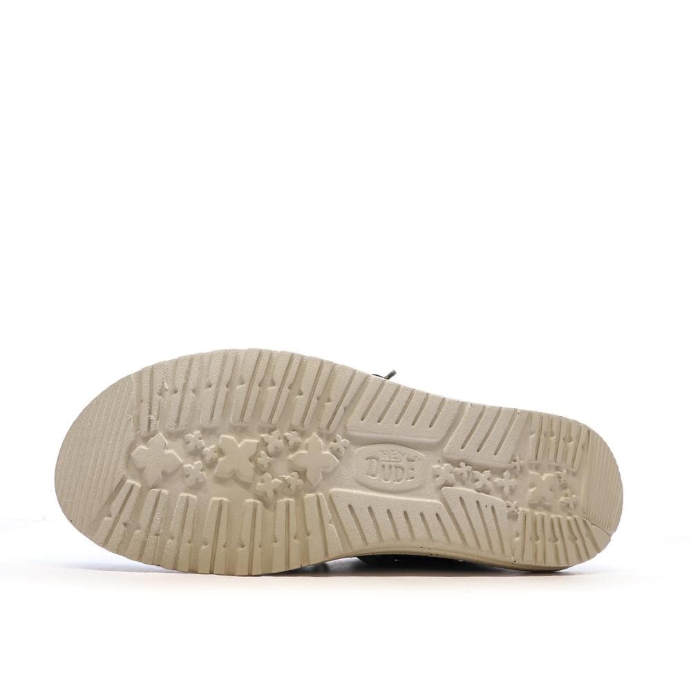 Chaussures Kaki Homme Hey Dude Wally Sox Pine 5