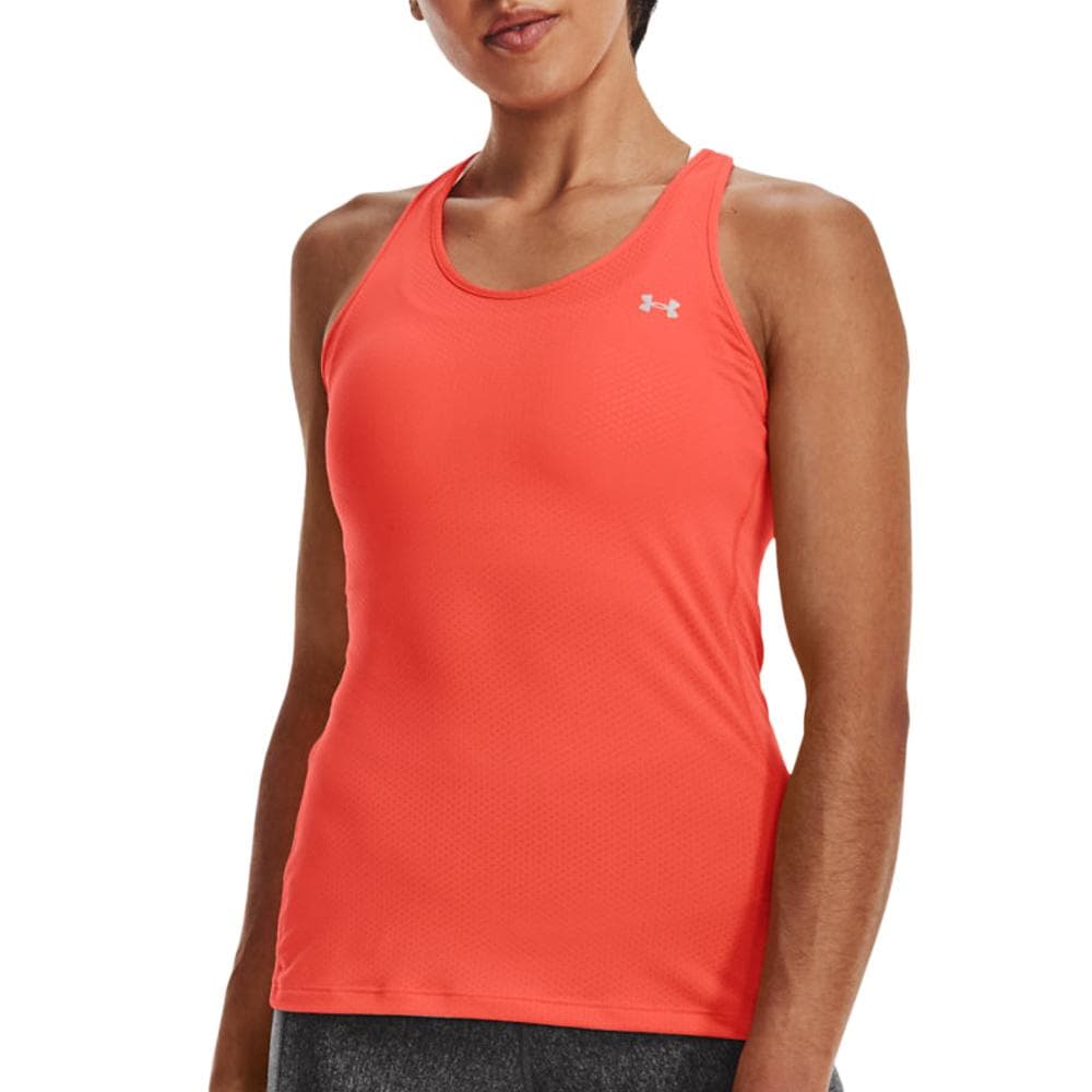 Débardeur Orange Femme Under Armour Racer 1