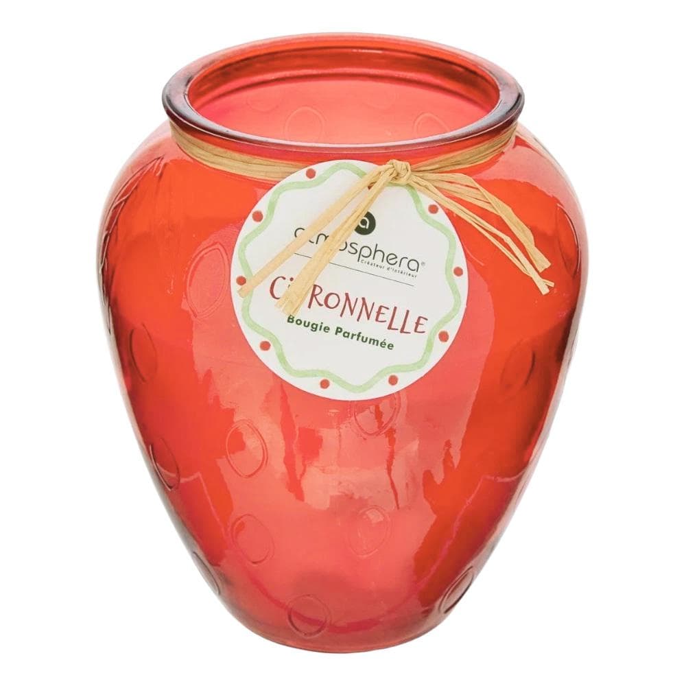 Bougie à la Citronnelle Atmosphera Fraise ou Citron 1