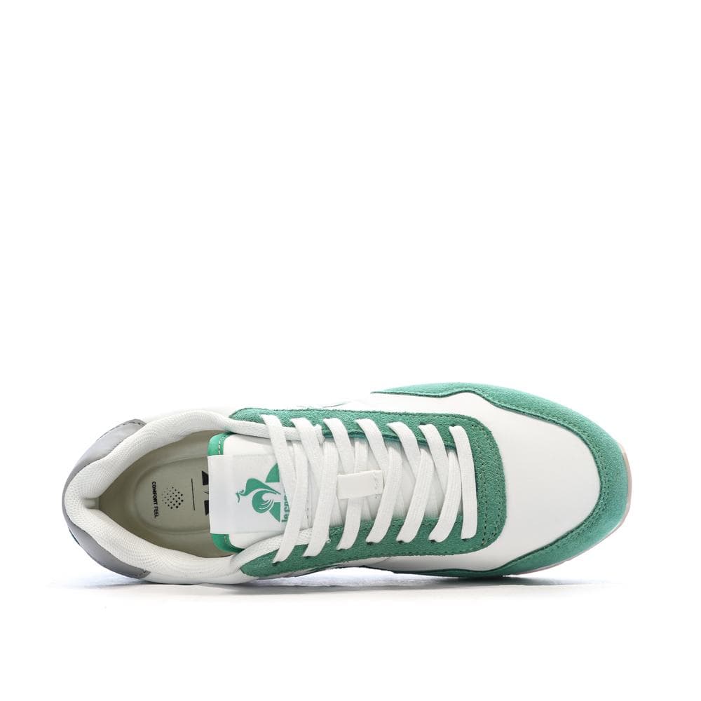 Baskets Blanches/Verte Femme Le Coq Sportif Astra_2 W Optical 4