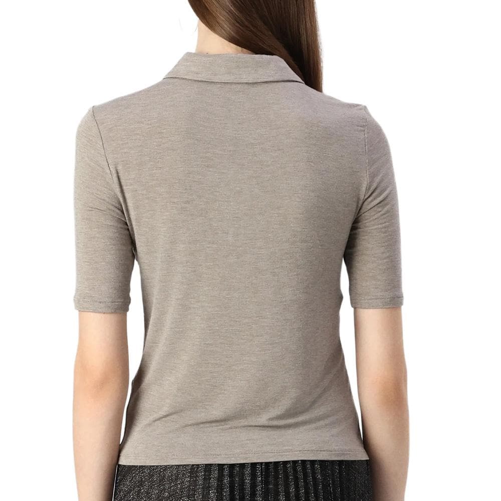 Polo Gris Femme JDY Sanni 2/4 2