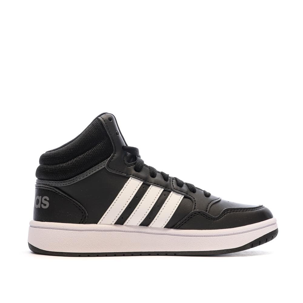 Baskets Noir Garçon Adidas Hoops 3.0 Mid 2
