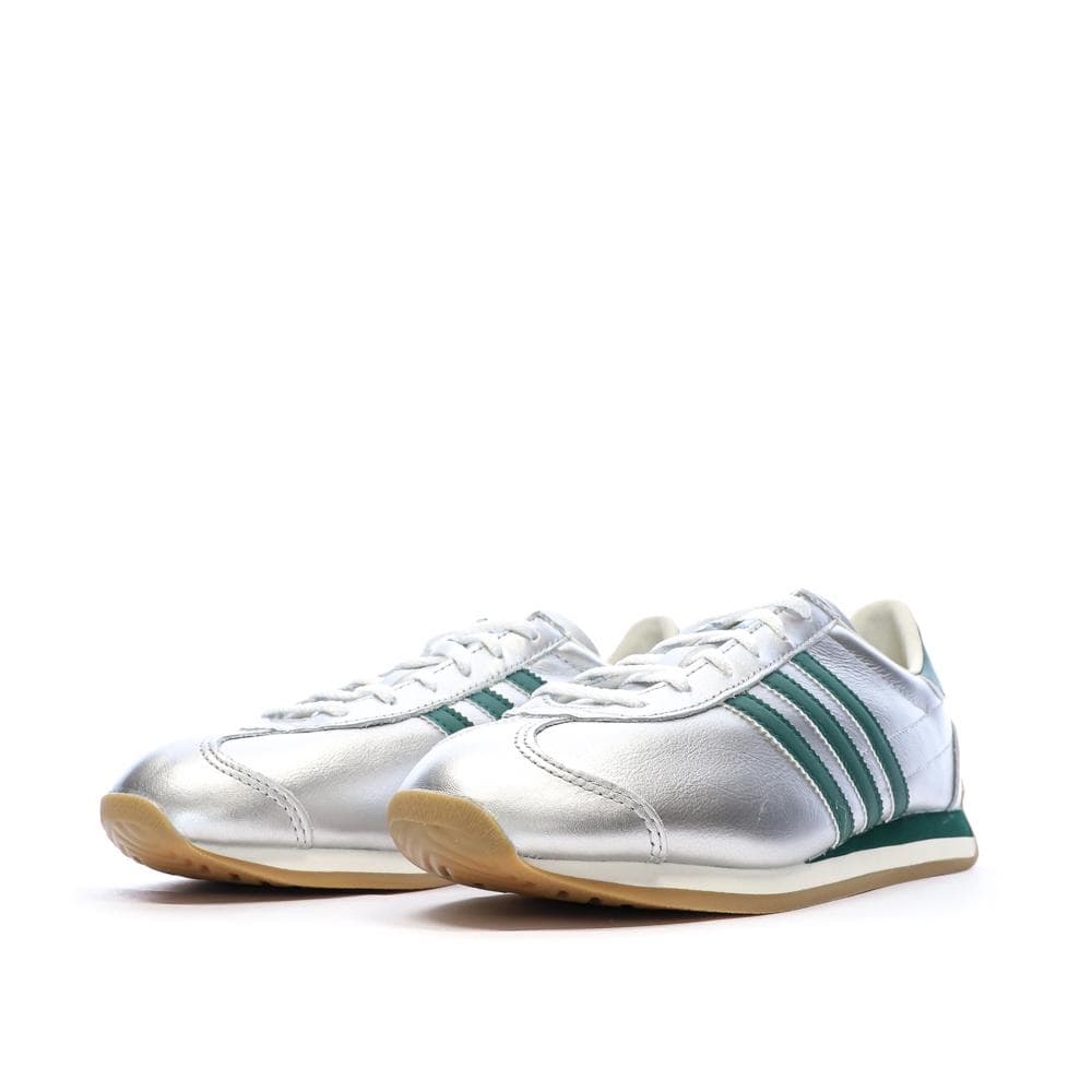 Baskets Argent/Vert Femme Adidas Country 6